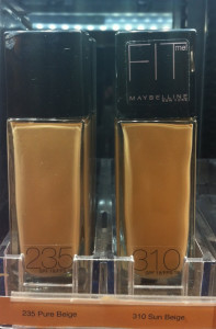 fit me foundation