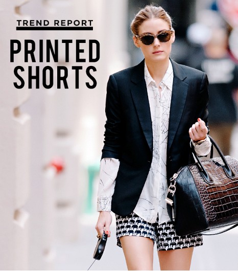 Trend- Printed shorts